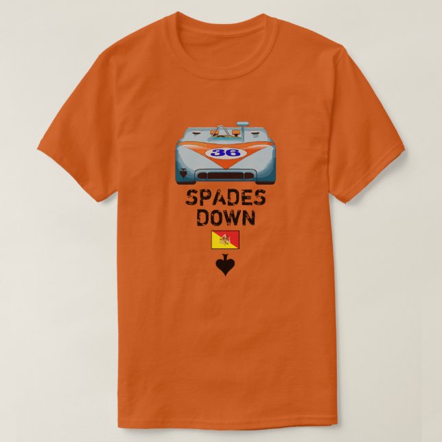 SPANDER NEDÅT Tävla T Shirt (Design framsida)