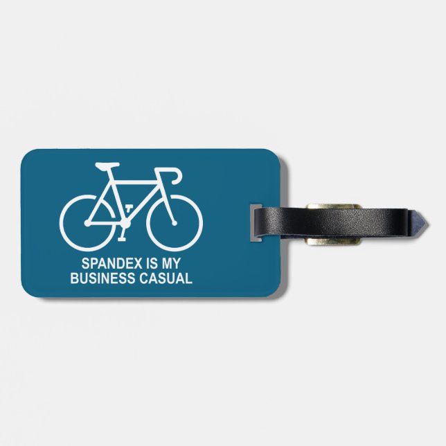 Spandex är min vardagsklädsel för cykling bagagebricka (Baksida Vågrät)