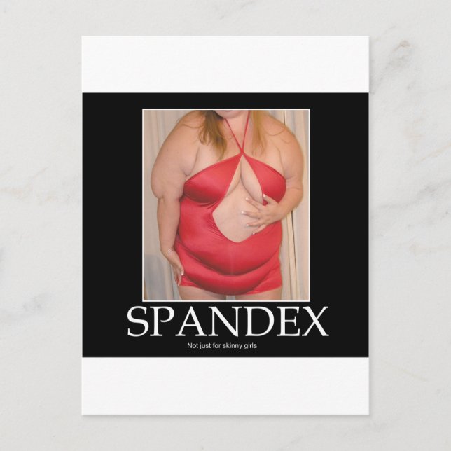 Spandex! Vykort (Framsida)