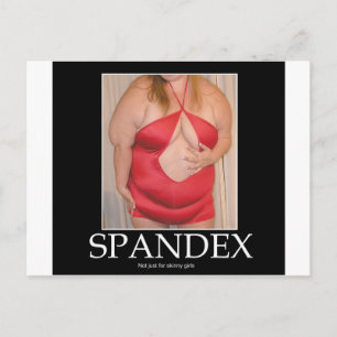 Spandex! Vykort
