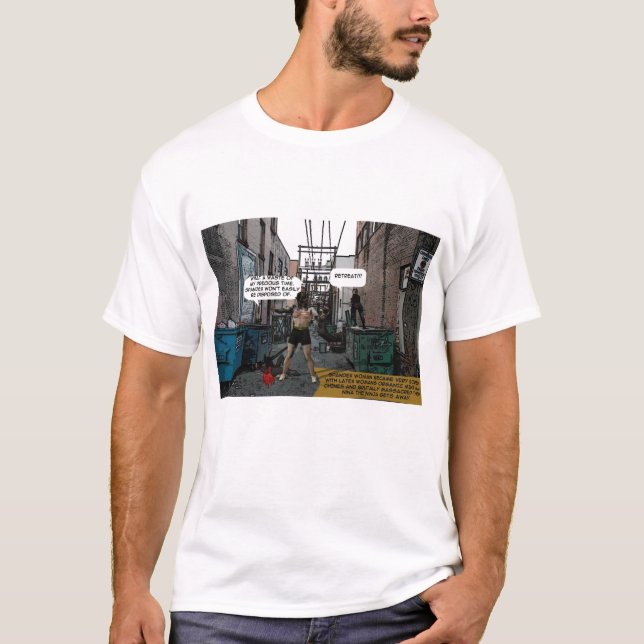 spandexkvinnatecknader tee shirt (Framsida)