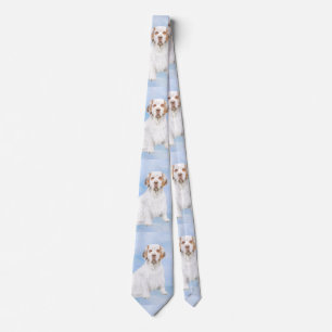 Spanelmålning med lumpar - Cute Original Hund Art Slips