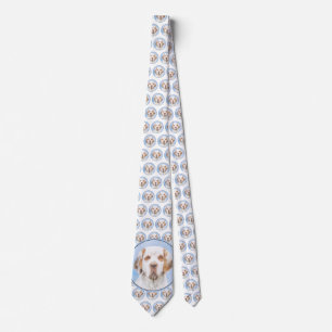 Spanelmålning med lumpar - Cute Original Hund Art Slips