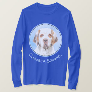 Spanelmålning med lumpar - Cute Original Hund Art T Shirt