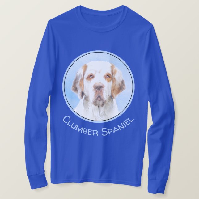 Spanelmålning med lumpar - Cute Original Hund Art T Shirt (Design framsida)