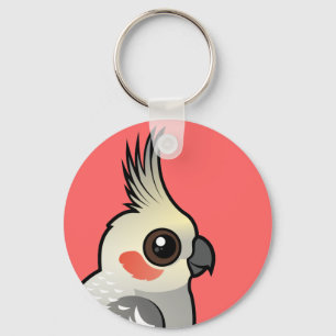 Spangled Cockatiel Nyckelring