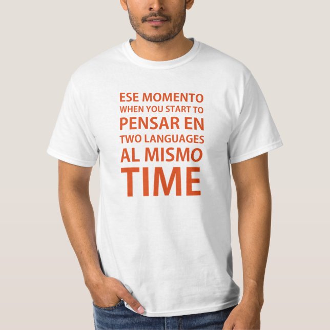 Spanglish (ed. barata) t-shirt (Framsida)