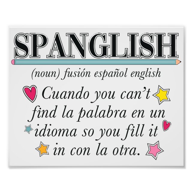 Spanglish Poster (Framsidan)