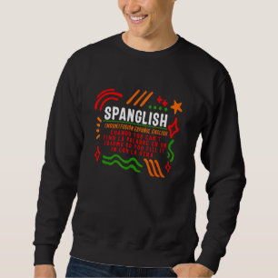 Spanglish spanska engelska definition Cottagecore  Lång Ärmad Tröja