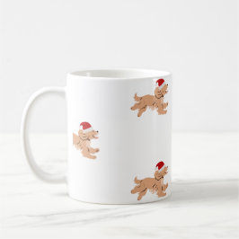 Spaniel Dog Christmas Mug  Kaffemugg