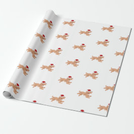 Spaniel Dog Christmas  Presentpapper