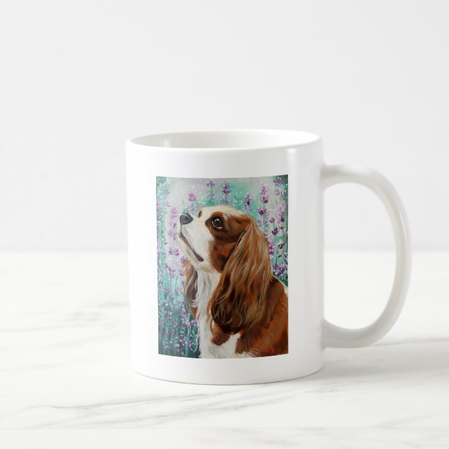 Spaniel för Blenheim stolt kung Charles Kaffemugg (Höger)