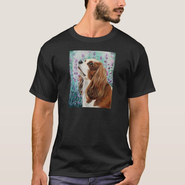 Spaniel för Blenheim stolt kung Charles Tee Shirt (Framsida)