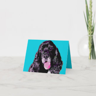 Spaniel för POPKONSTcockerspaniel Kort