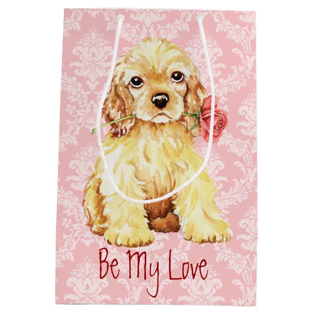Spaniel för valentinrocockerspaniel (Baksidan)