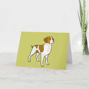 Spaniel Notecards för AI Brittany Kort