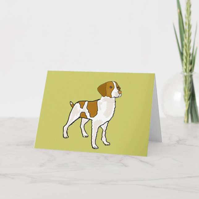 Spaniel Notecards för AI Brittany Kort (Framsida)