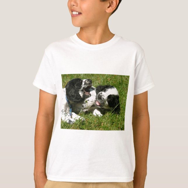 Spanielroligt Tee Shirt (Framsida)