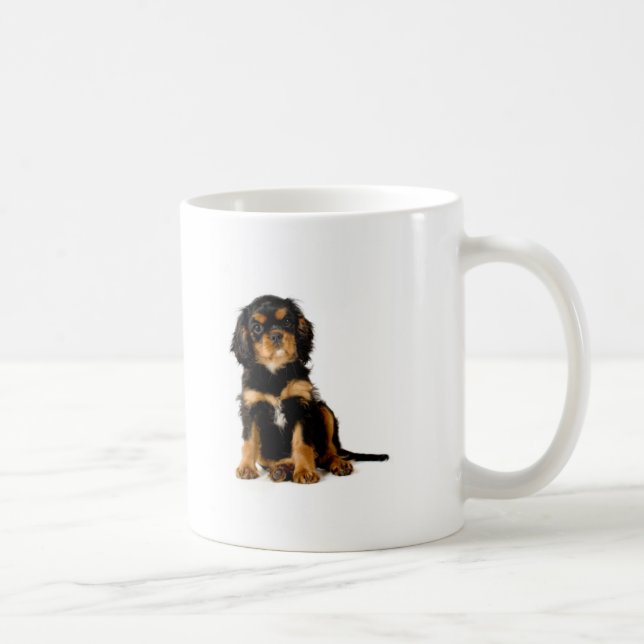 Spanielsvart & solbränna för kung Charles Kaffemugg (Höger)
