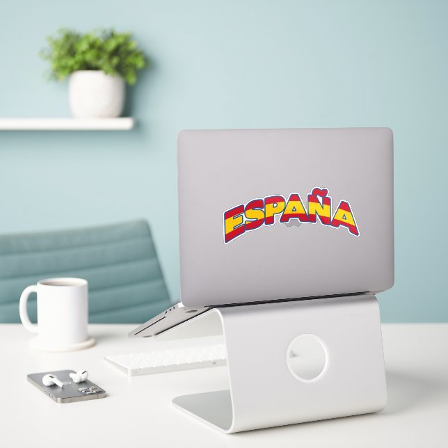 Spanien 1 klistermärken (Laptop På Skrivbordet)