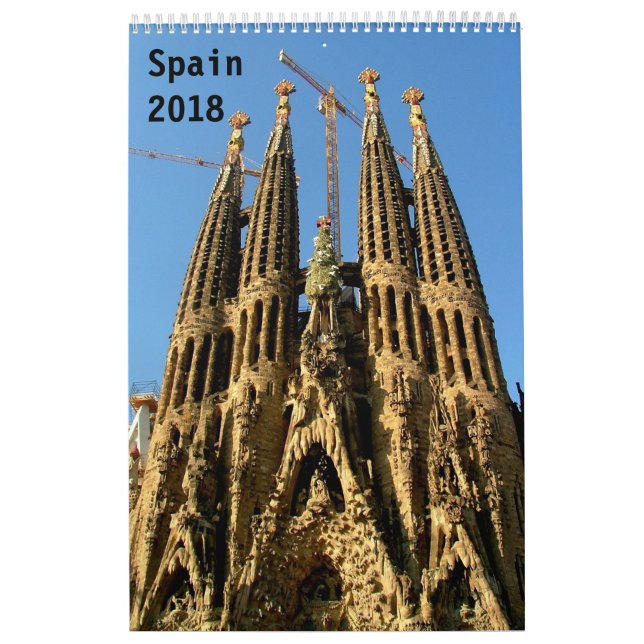 Spanien 2018 kalender (Omslag)