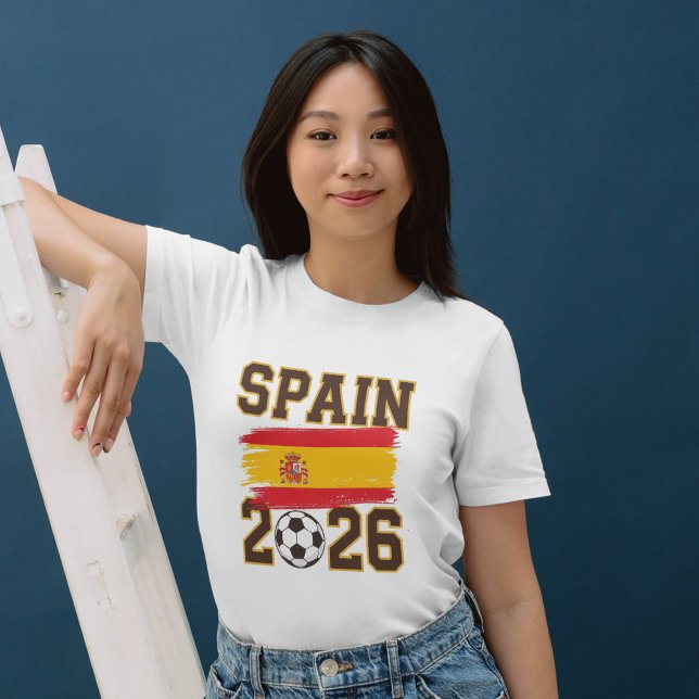Spanien 2026 Fotbollsdesign T Shirt (Skapare uppladdad)