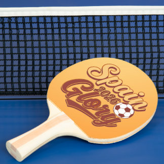 Spanien 2026 Glory Vintage Fotboll Ping Pong Paddl Pingisracket
