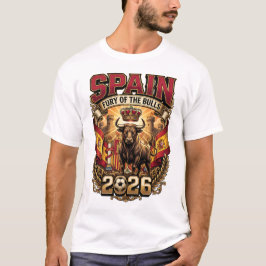 Spanien 2026 Personlig Fotbollsfant-shirt Custo T Shirt