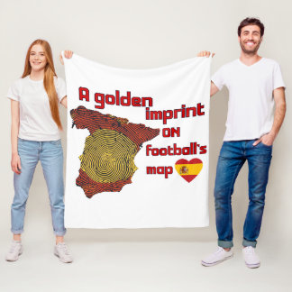 Spanien 2026 VM-mästarna Flanellfilt Fleecefilt