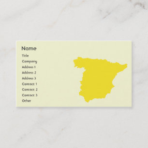 Spanien - affär visitkort
