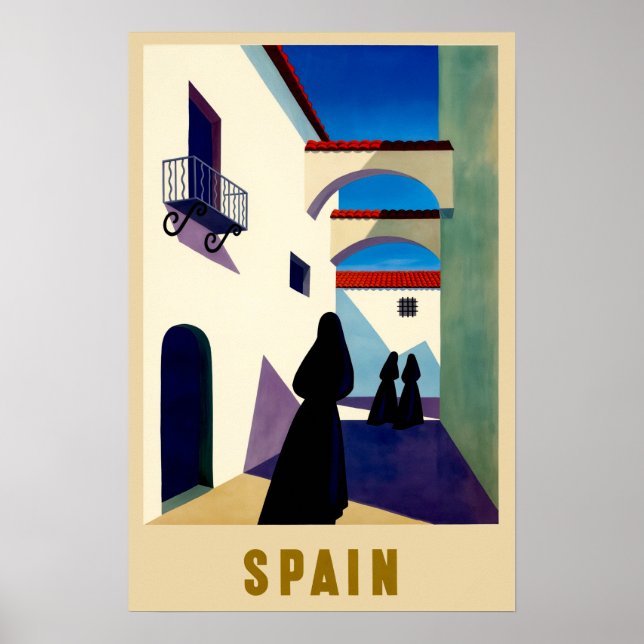 Spanien Affisch (Framsidan)
