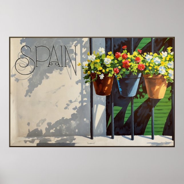 Spanien affisch (Framsidan)