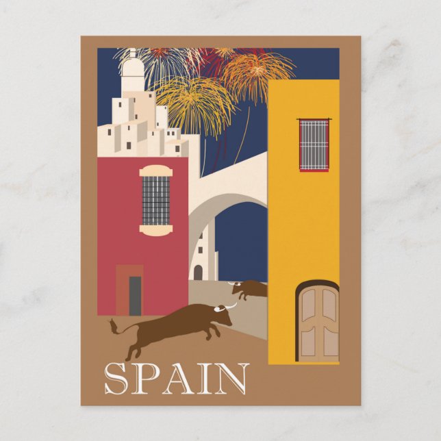 Spanien Affisch Vykort (Framsida)