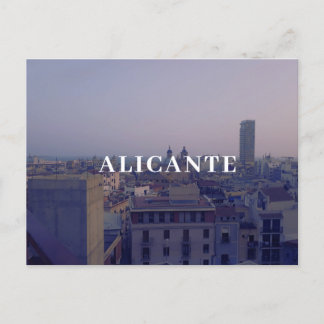 Spanien Alicante-vykort Vykort