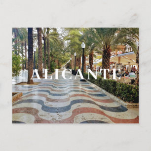 Spanien Alicante-vykort Vykort
