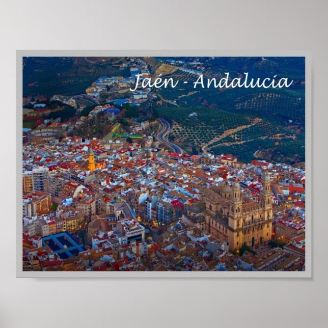 Spanien - Andalusien - Jaén - Poster (Framsidan)