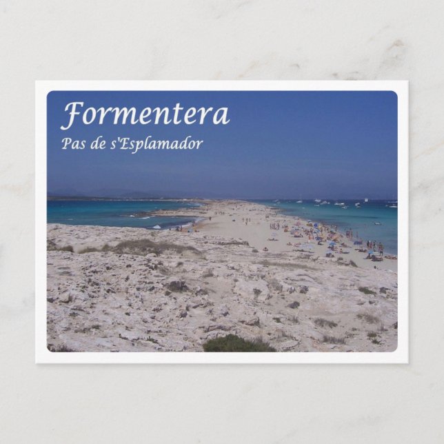 Spanien - Balearerna - Formentera - Vykort (Framsida)
