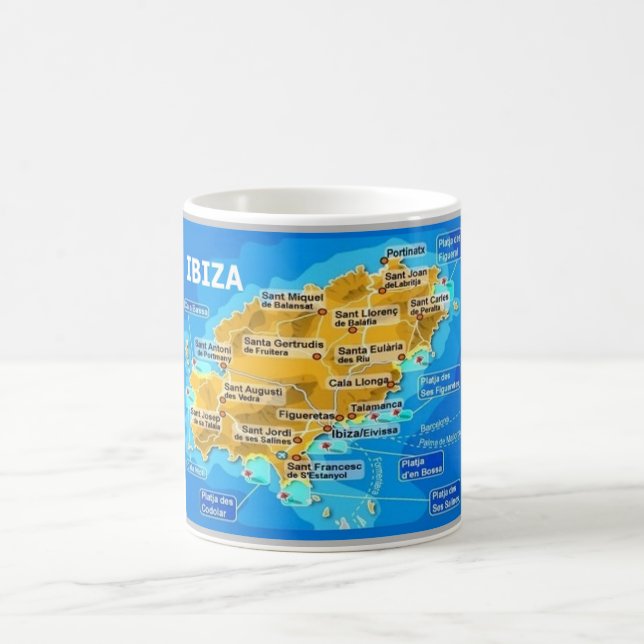 Spanien - Balearerna - Ibiza - Eivissa - Kaffemugg (Center)