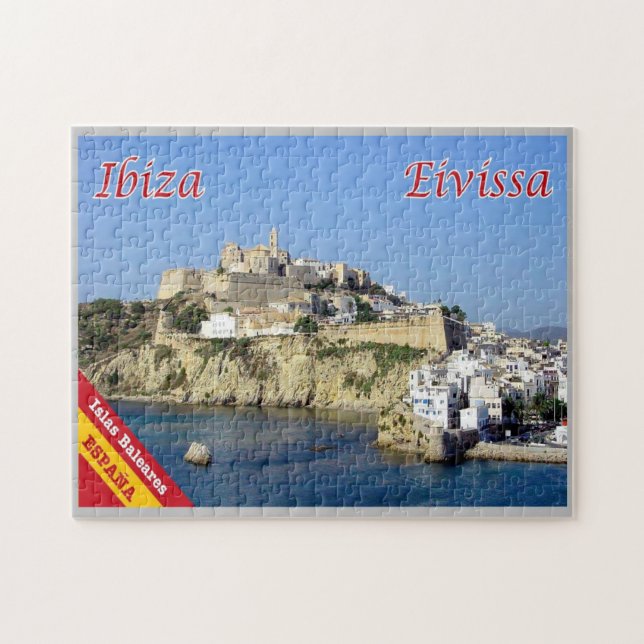 Spanien - Balearerna - Ibiza - Eivissa - Pussel (Horisontell)