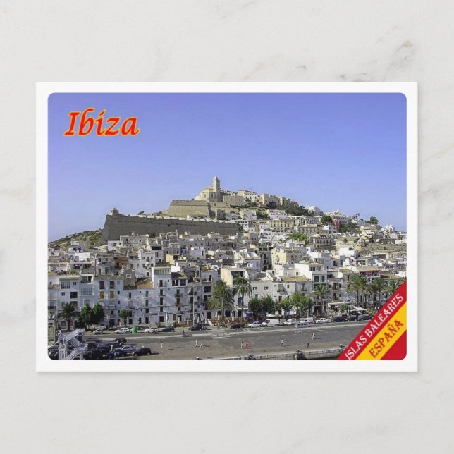 Spanien - Balearerna - Ibiza - Eivissa - Vykort (Framsida)