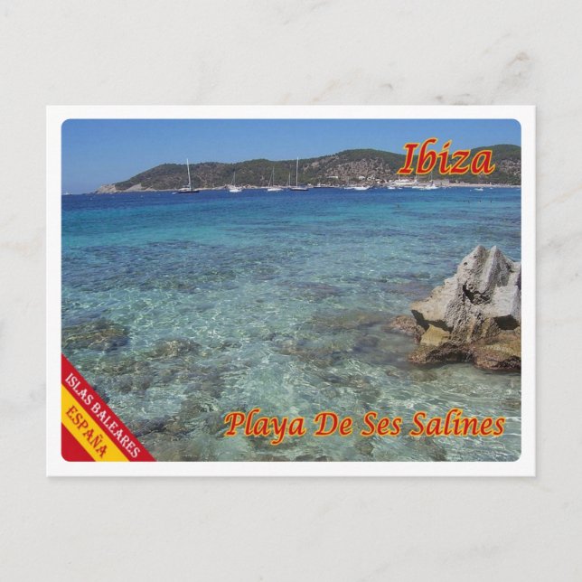 Spanien - Balearerna - Ibiza - Eivissa - Vykort (Framsida)