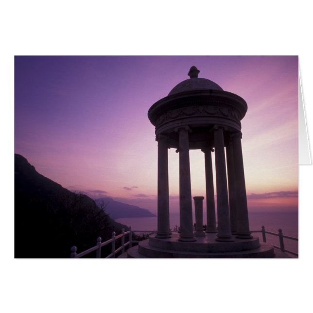 Spanien, Balearerna, Mallorca, Deia. Son Marroig Hälsningskort (Framsidan Horizontal)