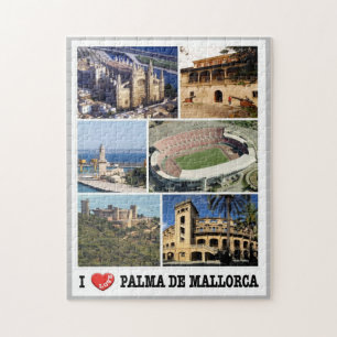 Spanien - Balearerna - Mallorca - I Kärlek - Pussel