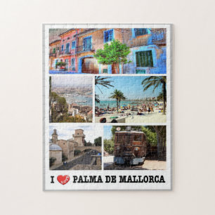 Spanien - Balearerna - Mallorca - I Kärlek - Pussel