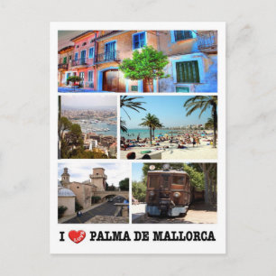 Spanien - Balearerna - Mallorca - I Kärlek - Vykort