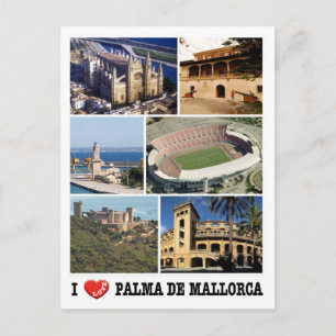 Spanien - Balearerna - Mallorca - I Kärlek - Vykort