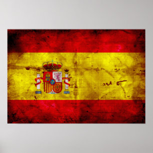 Spanien: bandera de España Poster