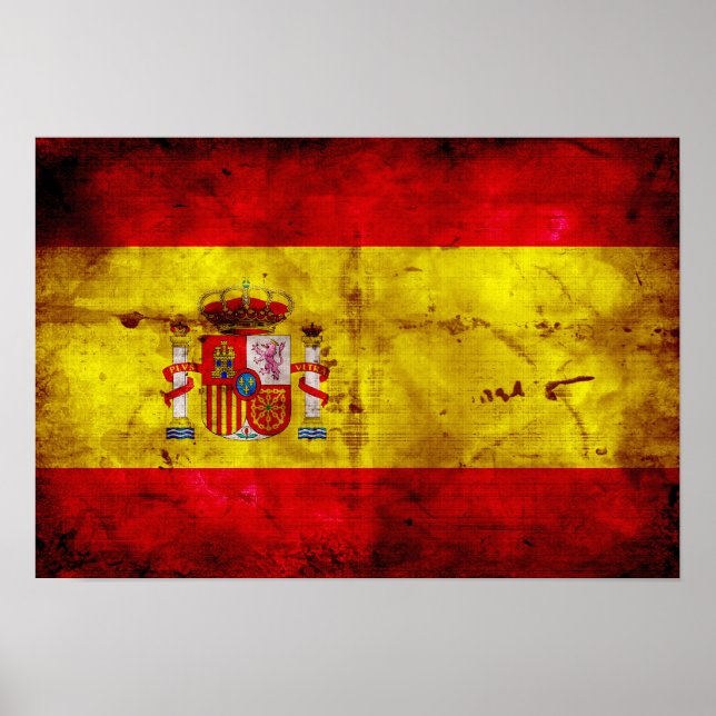 Spanien: bandera de España Poster (Framsidan)