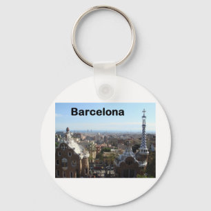 Spanien Barcelona beskådar (St.K) Nyckelring