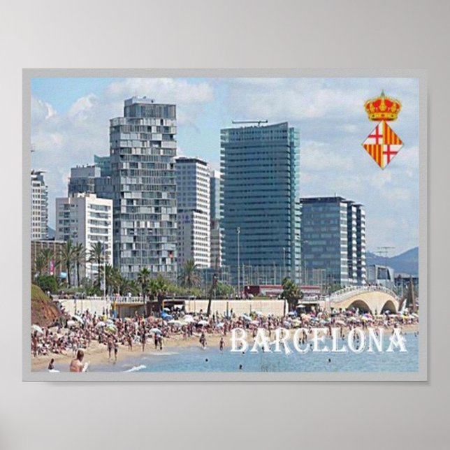Spanien - Barcelona - Poster (Framsidan)